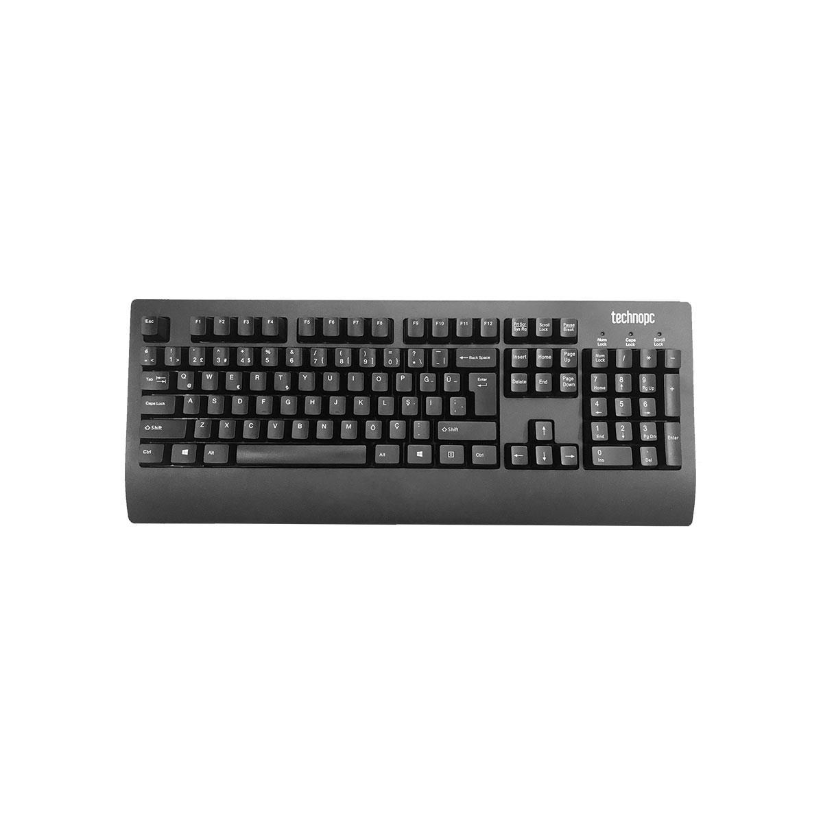 Technopc USB Wired Keyboard TR Q